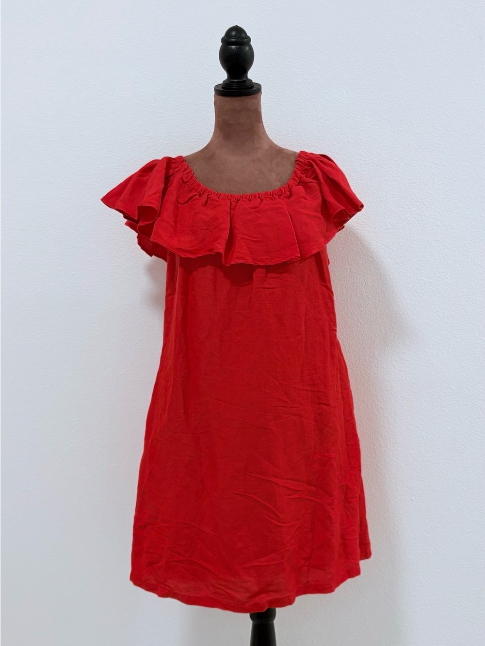 Tommy Bahama Red Linen Dress (Size Small)